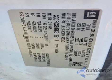 2012 Chevrolet Silverado C1500 Lt from USA, damaged, VIN 3GCPCSE07CG182113